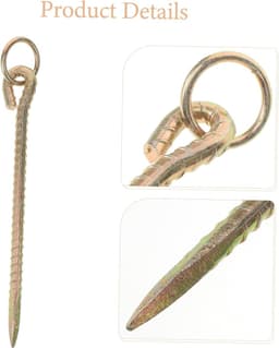 Grondanker Honden - Hondenpaal - Buiten Vastzetten - Stevig IJzer - 32 cm - Goud — thumbnail 5