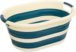 5Five Wasmand - 21L - blauw - PP - opvouwbaar - 39 x 39 x 53 cm - flexibel — thumbnail 1