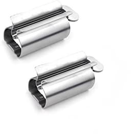 Cosensi- Tandpastabuis Knijper 2 Stuks - Roestvrij Staal - Multifunctioneel - Handig in Gebruik - Duurzaam - Geschikt voor Buis van 3,15 Inch - Tandpastadispencer — thumbnail 1