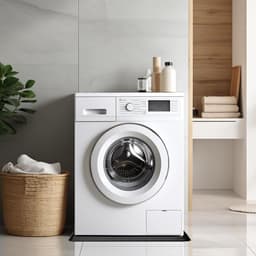 Koelkast Vloermat - Opvangbak Wasmachine - Apparaten Beschermen - Antislip Onderlegger - 60x60x15cm - Grijs — thumbnail 4