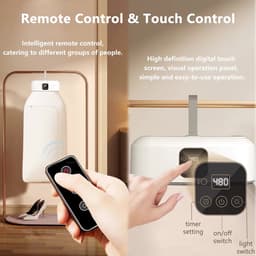 Draagbare Elektrische Kledingdroger – Opvouwbare Wasdroger met UV-Sterilisatie – Compacte Reisdroger voor Appartement, Reizen & Camping — thumbnail 1