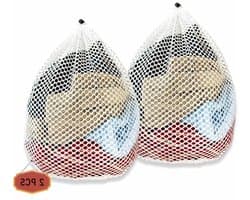 Set van 2 Wasnetten voor Wasmachine, 40 x 50 cm, Herbruikbare Waszak, Bescherming voor Kleding, Voorkomt Vervorming en Vouwen van Kleding