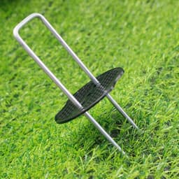 50 Stuks Grondankers voor Onkruidvlies | Verzinkt | Roestbestendig | 200 mm lang | Ø 2,5 mm | Tuinaccessoires — thumbnail 2