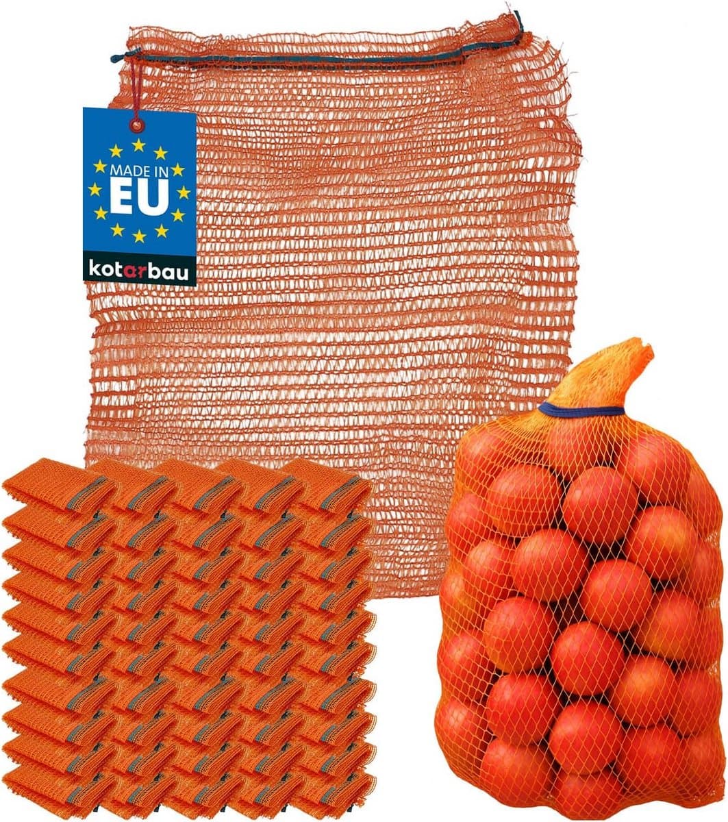 Set van 50 Raschelzakken voor Aardappelen en Groenten - 50x80 cm — afbeelding 1
