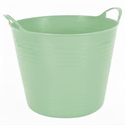 Excellent houseware Flexibele kuip / emmer - 3x - mint groen - 27 liter - kunststof - 42 x 35 cm — thumbnail 2