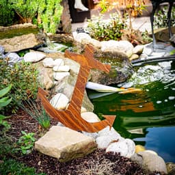 Roestvrijstalen Anker Tuinsteker - Decoratie voor Tuin en Vijver — thumbnail 4