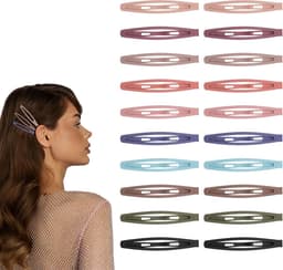 Set van 20 Platte Metalen Haarspeldjes voor Dik en Fijn Haar - Non-slip Klemmen — thumbnail 1