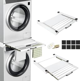 Tussenbouwframe - Verbindingsframe - Wasmachine Droger Stapelen - Met Uittrekbare Plank - Universeel — thumbnail 1