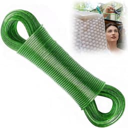 Waslijn Touw - Kledinglijn Outdoor - Buiten Drogen - Stalen Kern - 30 meter - Groen — thumbnail 1