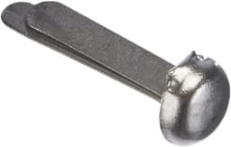 Monsterzakklemmen - Sluitclips - Zakken Sluiten - Ronde Kop - 500 stuks - Zilver — thumbnail 5