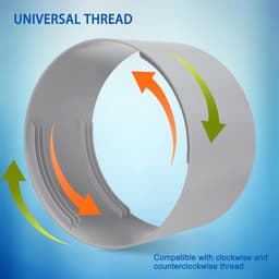 Airconditioning Afvoerslang Adapter 150mm - Verbinding voor Draagbare Airconditioning — thumbnail 4