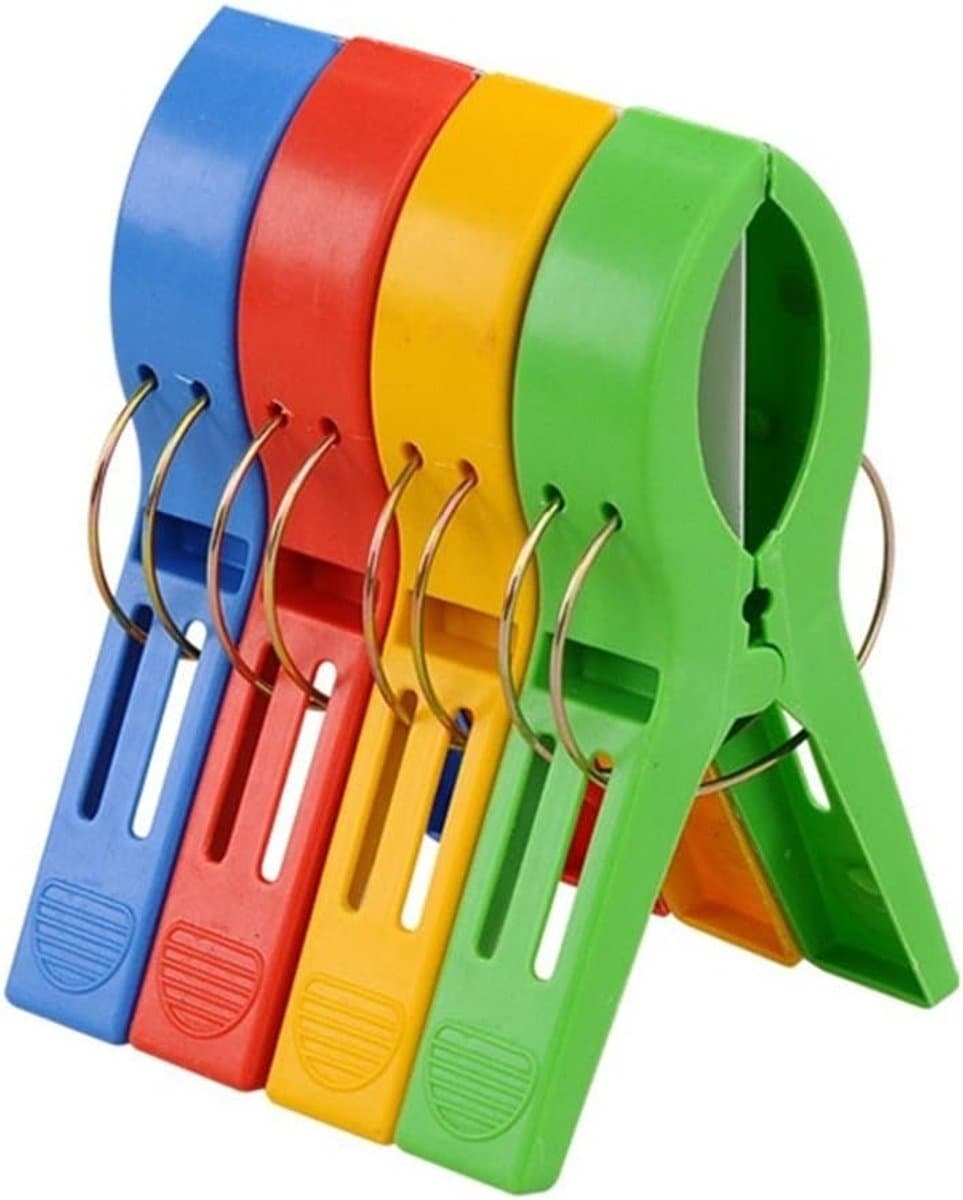 Wasknijpers Set - Kleding Clips - Kleding Drogen - Windbestendig Ontwerp - Grote Afmeting — afbeelding 1