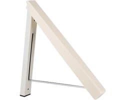 Opvouwbare kleerhanger voor wandmontage met verborgen kledingopslag - intrekbare haak voor droogrek - hangende mantel, hemd en broek - ruimtebesparende opslag voor hoofdslaapkamer - praktisch en handig