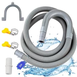Universele Afvoerslang voor Vaatwasser en Wasmachine - Verlenging van 1 m tot 7 m met Bevestigingsmateriaal — thumbnail 1