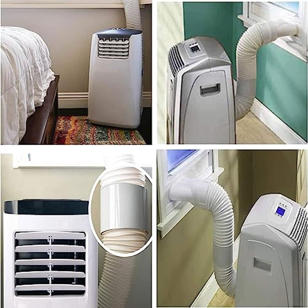 Afvoerslangadapter voor airconditioningsystemen en wasdrogers - universele slangkoppeling 150 mm — afbeelding 1