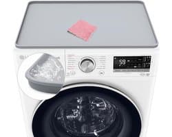 Watervaste wasmachine en droger hoezen, silicone rubber mat voor topbescherming, 60 x 60 cm