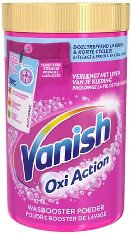 Vanish Oxi Action - Vlekkenverwijderaar - Wasbooster - Gekleurde Was - 1.5 Kg - Voordeelverpakking - 12 stuks — thumbnail 2
