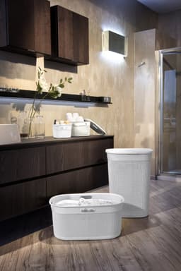 Curver Filo Wasmand met deksel 55L + Wasmand 45L - Wit — thumbnail 5