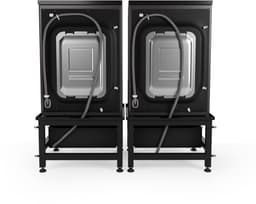 Wasophoogte® Wasmachine verhoger met lade - Dubbele wasmachine opbouwmeubel - Wasmachine sokkel - 42cm hoog - Zwart - Universeel - 65*60,5 (LxB) - Inclusief wandbeugels — thumbnail 5