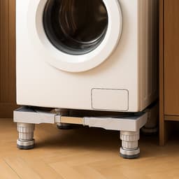 Verstelbare Wasmachine Verhoger – Stabiele en Universele Ondersteuning voor Wasmachines & Drogers – Verhoogt tot 11 cm – Antislip & Geluiddempend — thumbnail 2