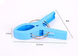 16 stuks - Handdoekklem - grote winddichte clip - strandstoel handdoekklemmen - zwembad stoel klemmen - grote ophangklemmen - Strandlakenrek wasknijpers - voorkomen dat handdoeken door de wind worden weggeblazen — thumbnail 3