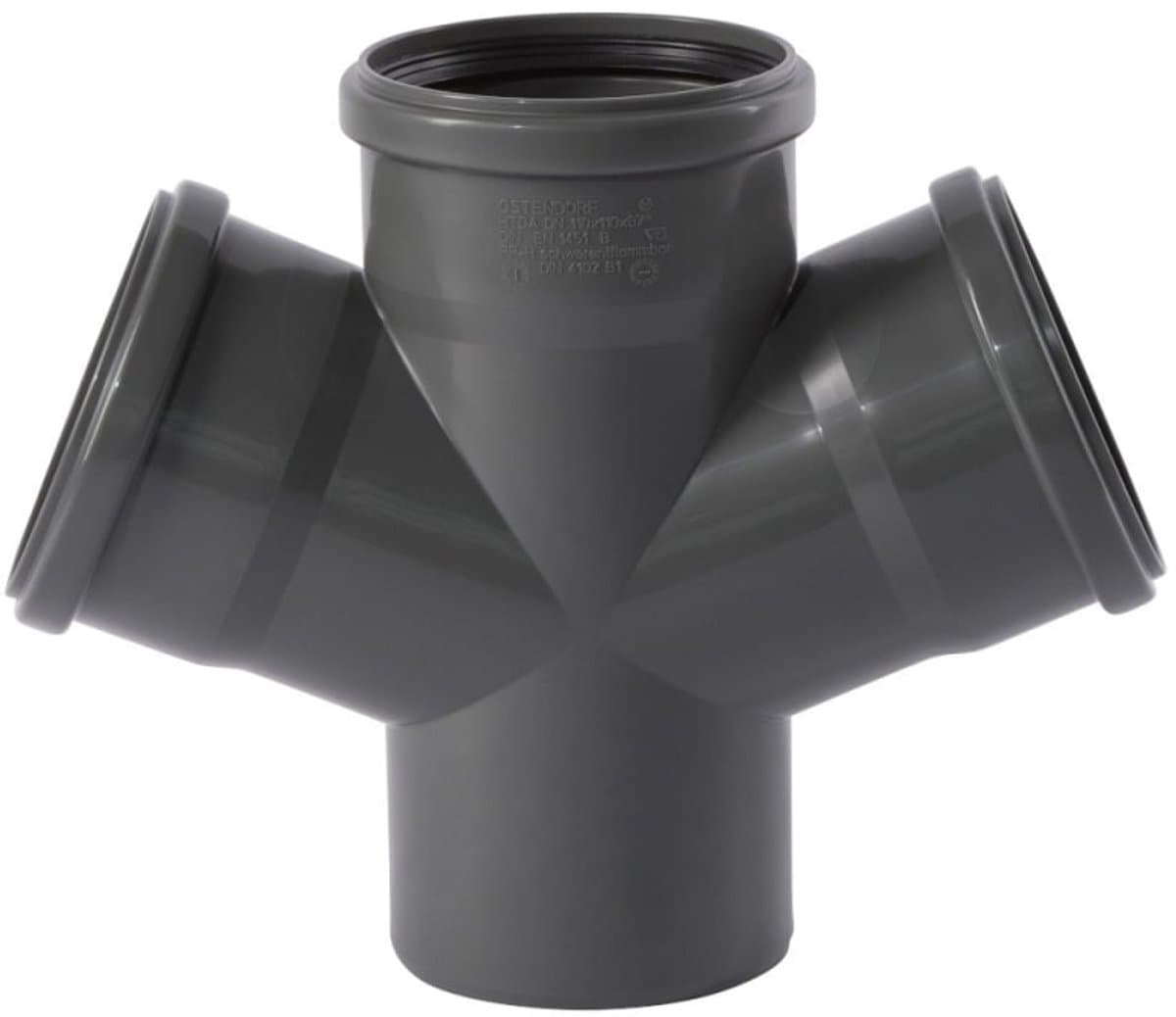 HTsafeDA Dubbele Afvoerbuis 110mm 67°, Afvoersysteem — afbeelding 1