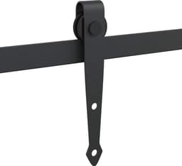 vidaXL - Ophangset - voor - schuifdeur - 200 - cm - koolstofstaal — thumbnail 2