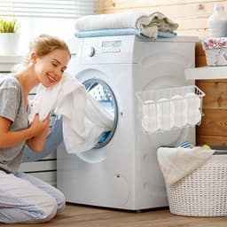 Allecto Plus - Magnetisch Droogrek voor Wasmand - Wit - Wasdrogerrek voor het Drogen of Bewaren van Wasdozen - Sokken - Handdoeken — thumbnail 5