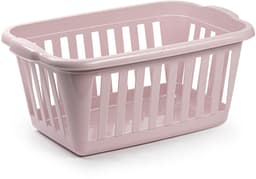 Plasticforte Wasmand - 2x - roze - kunststof - 40 liter - 60 x 40 x 26 cm - manden voor wasgoed - huishouden- opbergmand — thumbnail 2