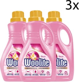 Woolite Wol & Zijde Wasmiddel met Keratine - 0,9 L x3 — thumbnail 1
