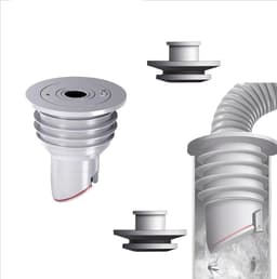 2 stuks Geurwerende Afdichtingen voor Wasmachine – Tegen Vieze Lucht uit Afvoerslang, Geschikt voor Keuken & Badkamer — thumbnail 1