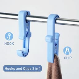 8 Stuks - Plastic Quiltclips - Knijpers - Grote Wasknijper - Strandhanddoekclips - Strandlaken Knijpers - Badlaken Clips - Handdoek Klemmen - Handdoekklem - Grote Winddichte Clip - Blauw — thumbnail 5