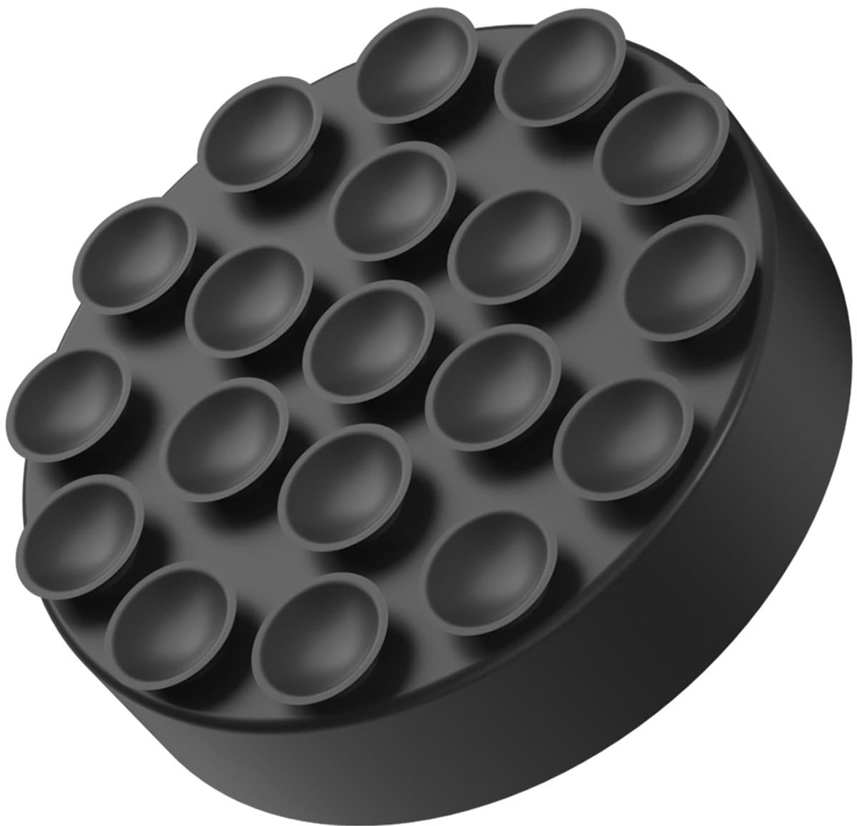 Daity 4-pack anti-vibratie pads voor wasmachines - Universele antislip stabilisatoren - geluidsreductie en trillingsdemping - vloerbescherming - anti-vibratie voetpads voor wasmachines en drogers (zwart) — afbeelding 1