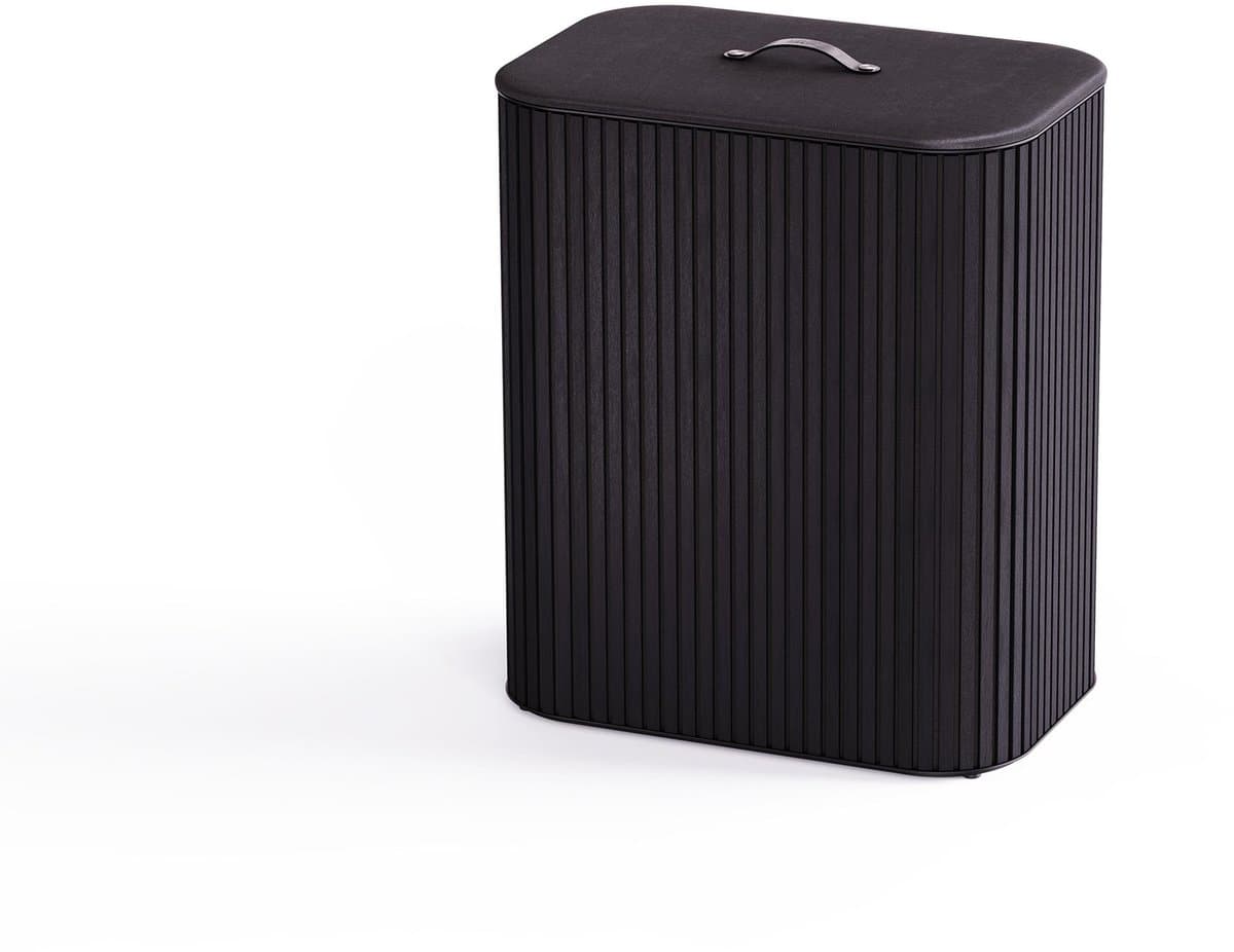 Joseph Joseph Tota Luxe 90L Wasmand Zwart, 2 compartimenten — afbeelding 1