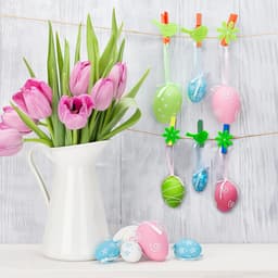 50 stuks houten wasknijpers 2,9 inch - multicolore decoratie voor foto's en displays — thumbnail 3