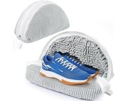 Set van 2 Wasmachine Schoenenzakken met Chenille Reiniging voor Sneakers en Gympen