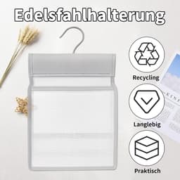 Handige Wasknijperzak met Ophanghaak - Herbruikbare Waszak voor binnen en buiten — thumbnail 5