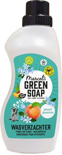 Marcel's Green Soap Wasverzachter Perzik & Jasmijn 30 Wasbeurten - 750 ml — thumbnail 4