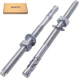 Verzinkte Wigankers M10 x 160 mm - 10 Stuks - Metalen Pluggen en Ankerbouten voor Bouw en Thuisprojecten — thumbnail 3