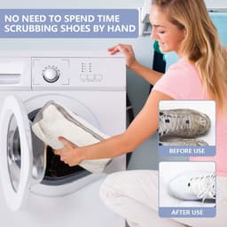 Herbruikbare Waszak voor Schoenen - Wasnet voor Wasmachine - Sneakers Wassen — thumbnail 4