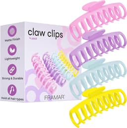 Grote Haarklauwen - Set van 4 Klauwclips voor Dikker Haar — thumbnail 1