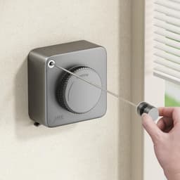 Ynkkvre - Waslijn - Wasdraad - Uittrekbare Waslijn - Wanddroogrek - Stalen Gevlochten - Anti-doorhang Ontwerp - Maximale Lengte 4,6 Meter - Draagvermogen tot 18 kg - Roestvrij Stalen Kabel - Eenvoudige Installatie — thumbnail 1