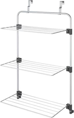 Wasdroger over de deur - grijze Epotherm-coating - 35 x 58 x 87 cm — thumbnail 1