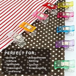 Actie4you® - Stofklemmen - Clips - Naaiclips - Kopspelden vervanger - Naai accesoires - Wonderclips - Naai klemmen - Minikijper - 50 Stuks — thumbnail 3