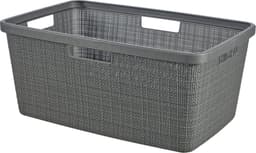 Curver Jute Wasmand - 46L - Donkergrijs — thumbnail 1