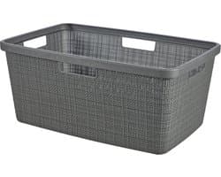 Curver Jute Wasmand - 46L - Donkergrijs — afbeelding 1