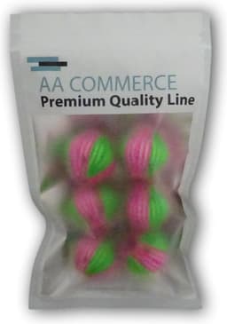 Anti-Pluis Wasbal Set - Nylon Wasmachine Ballen - Wasballen Wasbol - Pluisballen 6 Stuks — thumbnail 4