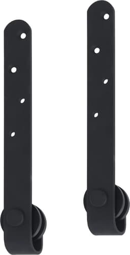 vidaXL - Ophangset - voor - minischuifdeur - 122 - cm - koolstofstaal — thumbnail 5