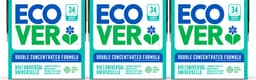 Ecover Universal - Waspods - 3 x 34 stuks - 3-in-1 werking - Dubbel geconcentreerde formule - Plantaardig & Biologisch afbreekbaar — thumbnail 1