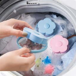 Borvat® | Haar Vanger | Drijvend Vangnet | Ontstopper | Wasmachine Vuilreiniger | Schoonmaakmiddel | Wasfilter | Haar Vanger Opvangfilter | Herbruikbaar — thumbnail 2